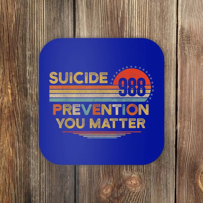 Vintage 988 Shirt Suicide Prevention 988 Coaster