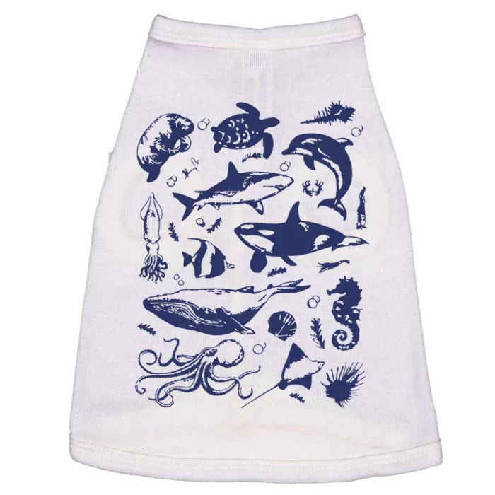 Vintage 90s Tattoo Sea Animal Doggie Tank