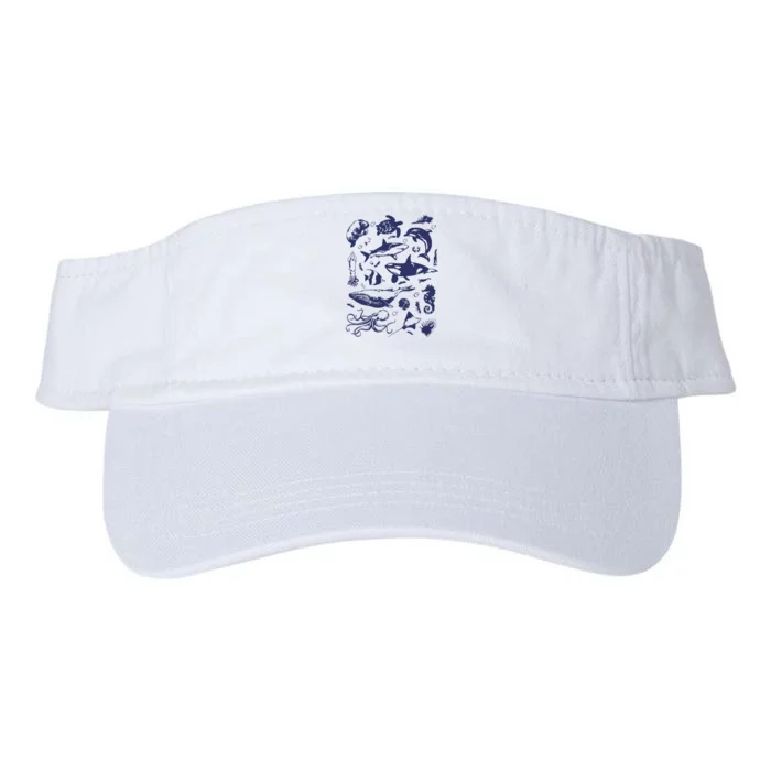 Vintage 90s Tattoo Sea Animal Valucap Bio-Washed Visor