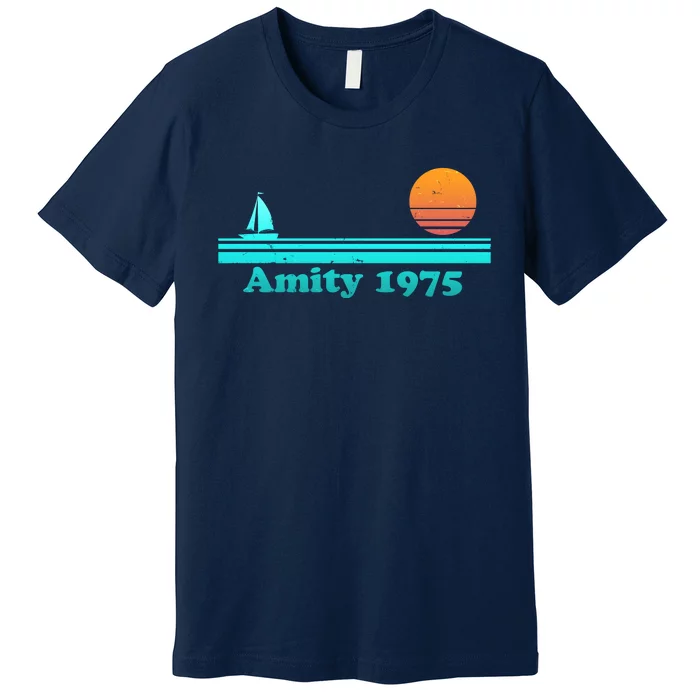 Vintage Amity 1975 Sunset Premium T-Shirt