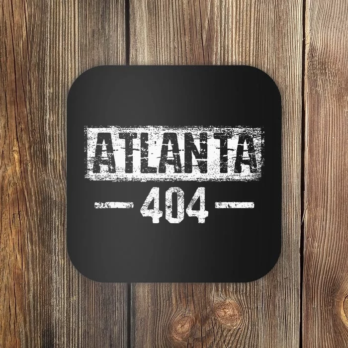 Vintage Atlanta 404 Area Code Atl Georgia Coaster