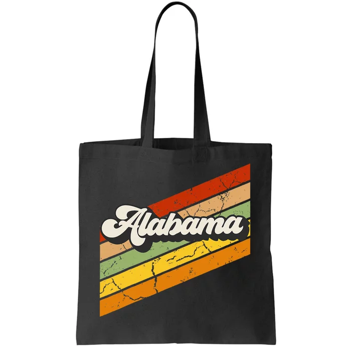 Vintage Alabama 80s Retro Tote Bag