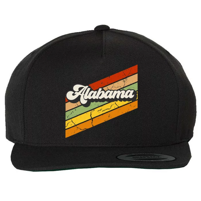 Vintage Alabama 80s Retro Wool Snapback Cap