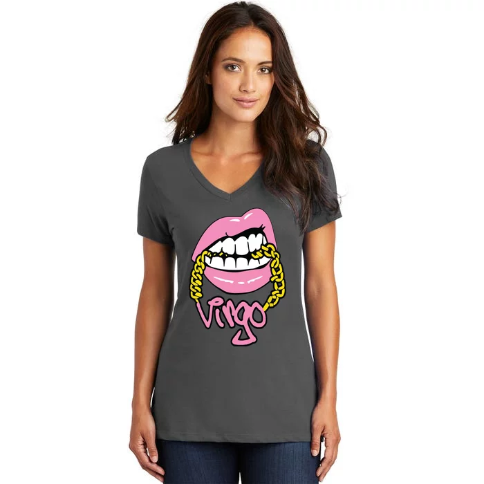 Virgo August And September Birthday Women's V-Neck T-Shirt