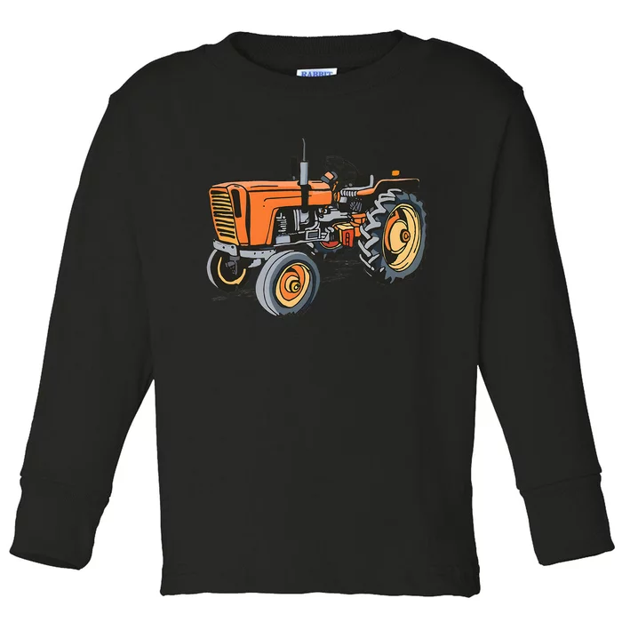 Vintage Allis And Chalmers 5050 Tractor 1977 Product Toddler Long Sleeve Shirt