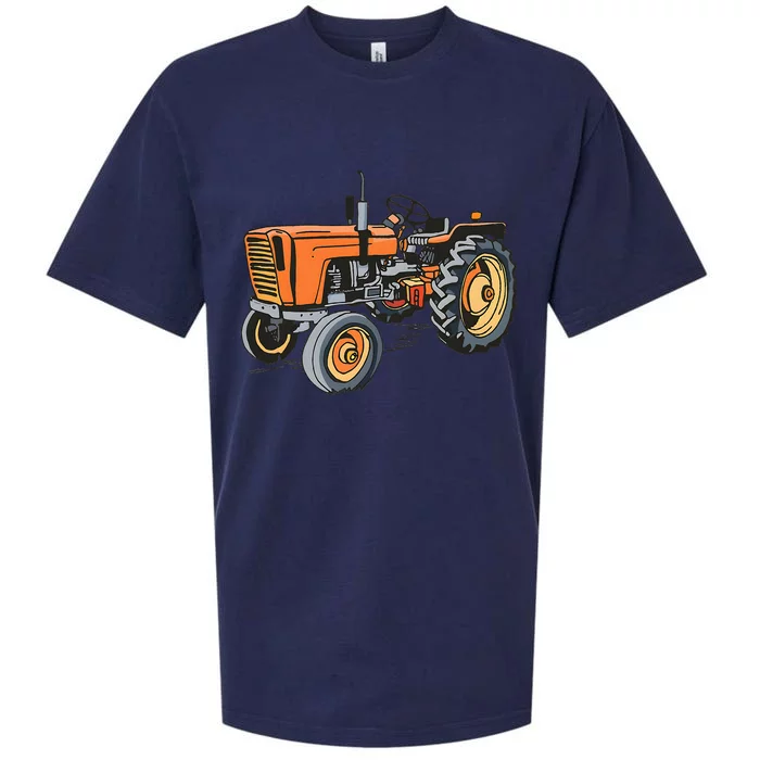 Vintage Allis And Chalmers 5050 Tractor 1977 Product Sueded Cloud Jersey T-Shirt