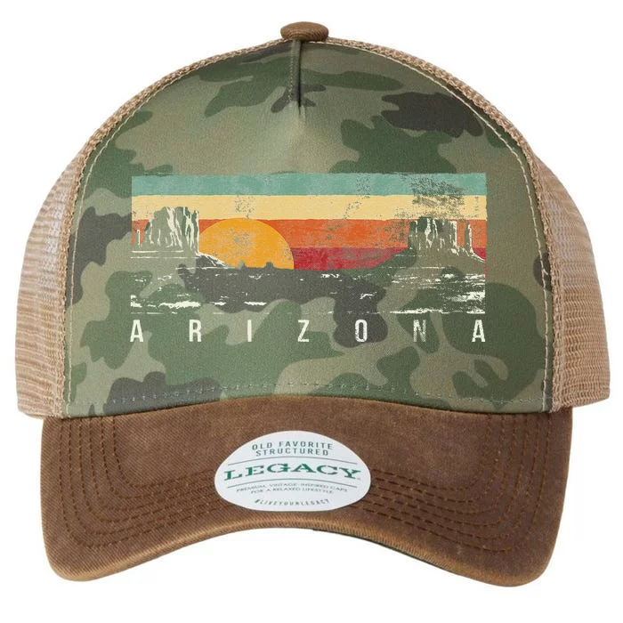 Vintage Arizona AZ Legacy Tie Dye Trucker Hat