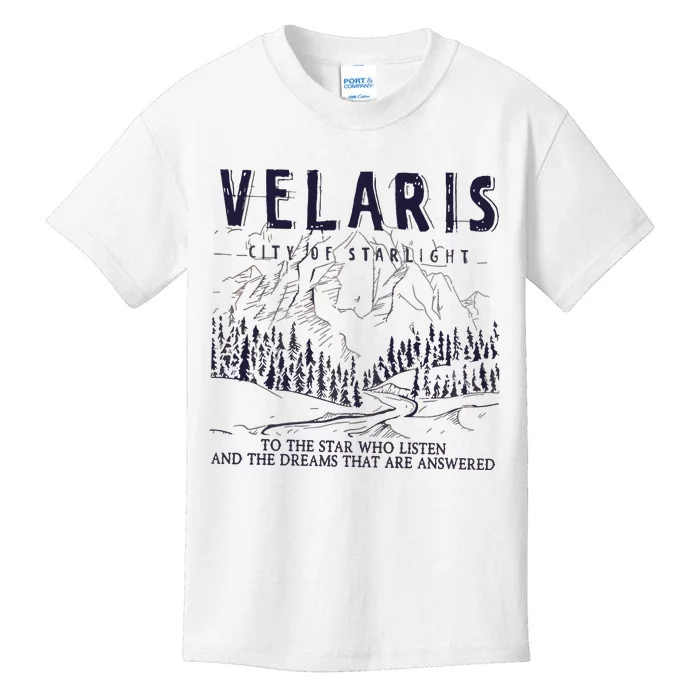 Velaris Acotar Acotar Night Court City Of Starlight Kids T-Shirt