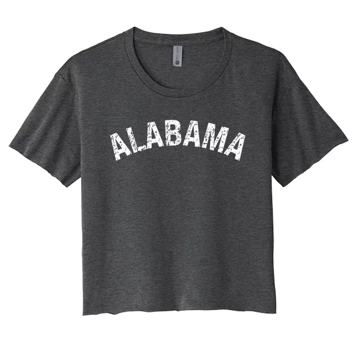 Vintage Alabama Alabama Red Women's Crop Top Tee