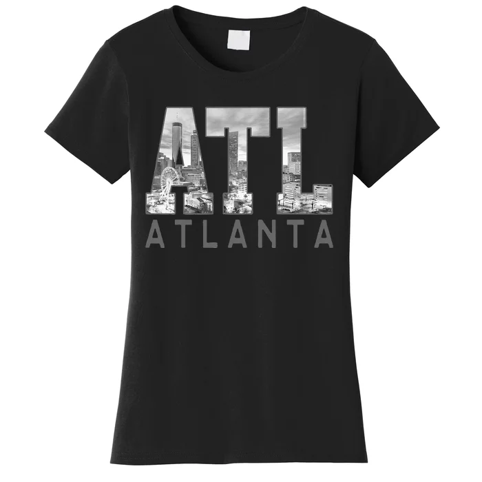 Vintage Atl Atlanta Skyline Georgia Est. 1847 Souvenir Gifts Women's T-Shirt