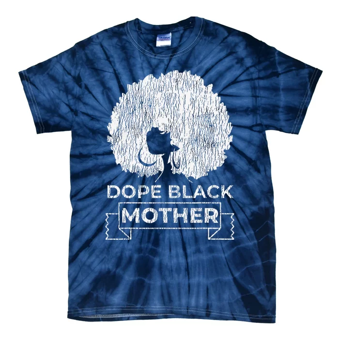 Vintage African Afro Dope Black Queen Mom Mother's Day Gift Tie-Dye T-Shirt