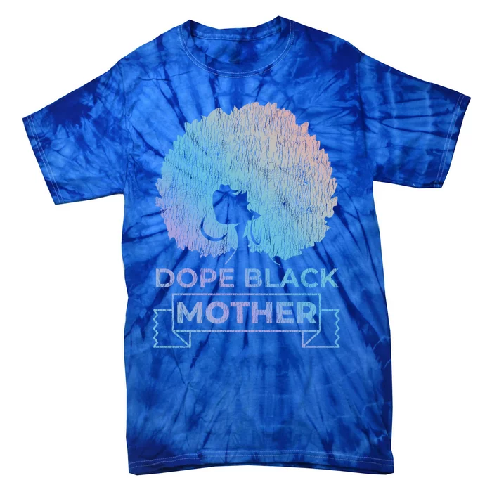 Vintage African Afro Dope Black Queen Mom Mother's Day Gift Cool Gift Tie-Dye T-Shirt