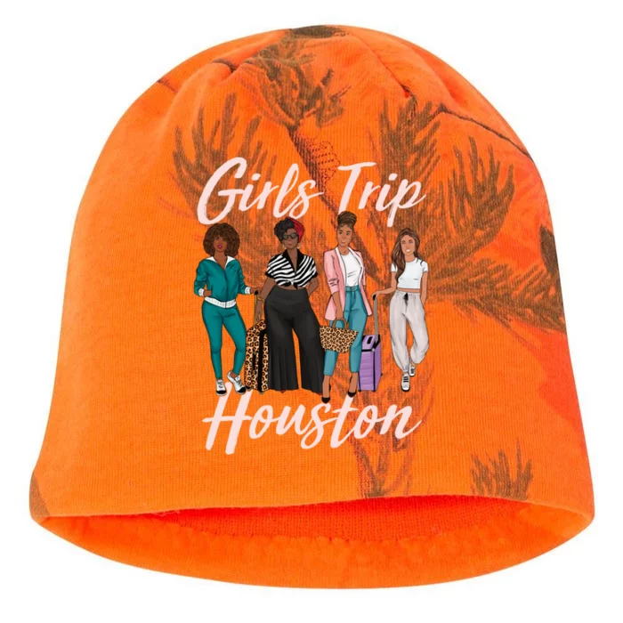 Vacationing African American Black Women Trip Houston Kati - Camo Knit Beanie