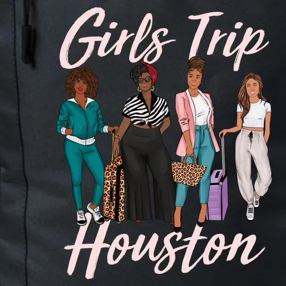 Vacationing African American Black Women Trip Houston Daily Commute Backpack