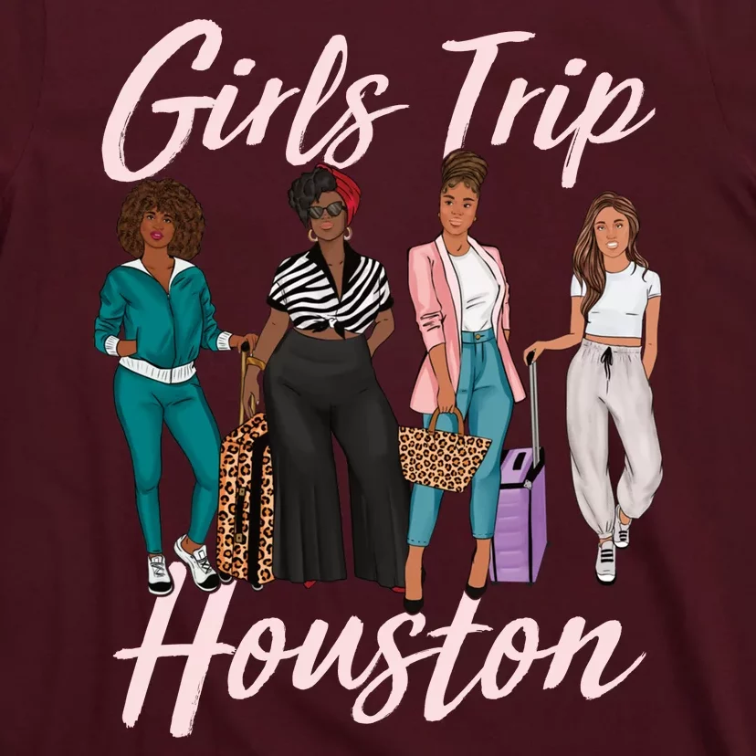 Vacationing African American Black Women Trip Houston T-Shirt