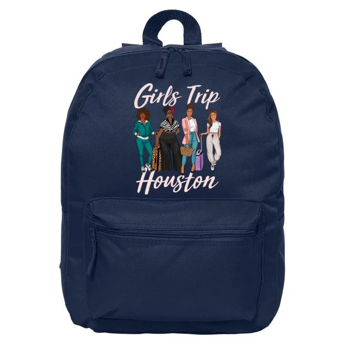 Vacationing African American Black Women Trip Houston 16 in Basic Backpack