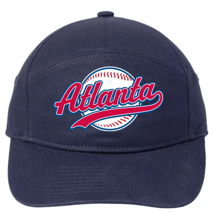 Vintage Atlanta Baseball Team Braves 7-Panel Snapback Hat