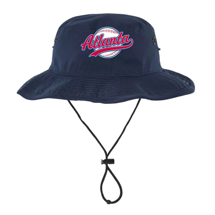 Vintage Atlanta Baseball Team Braves Legacy Cool Fit Booney Bucket Hat