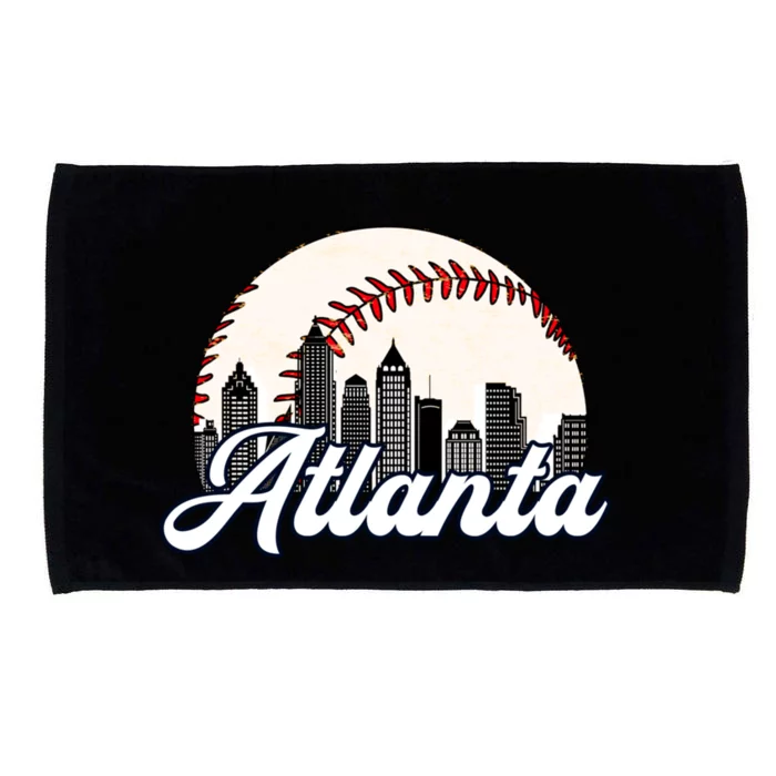 Vintage Atlanta Baseball Team Braves Microfiber Hand Towel