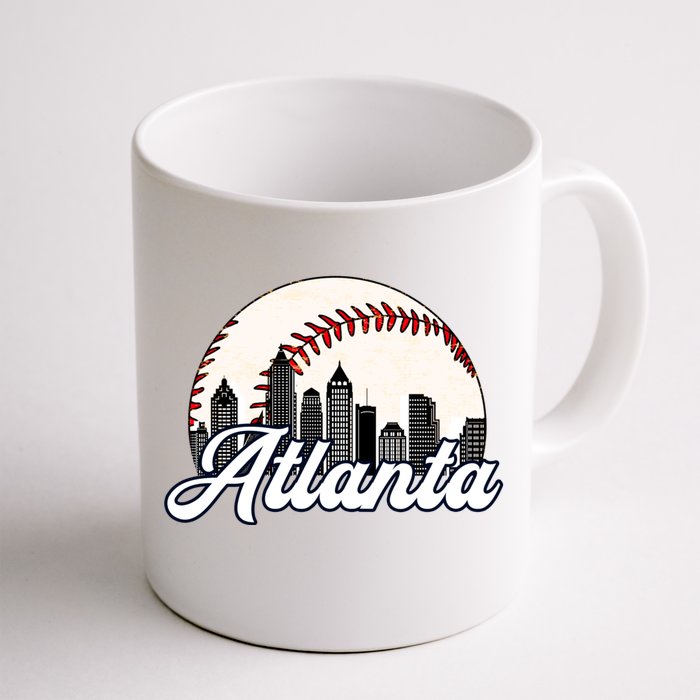 Vintage Atlanta Baseball Team Braves Front & Back Coffee Mug