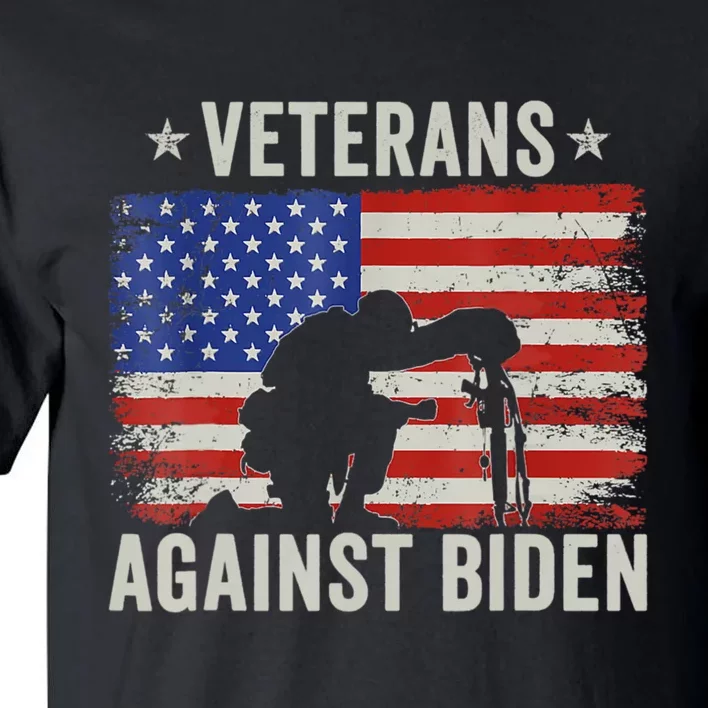 Veterans Against Biden Say Their Names Joe Anti Biden Tall T-Shirt