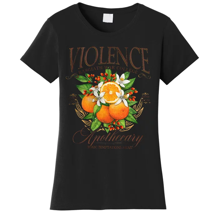 Violet Apothecary Basgiath War College Fourth Wing Bookish Women's T-Shirt