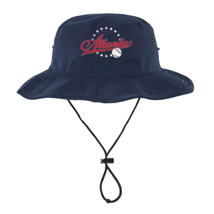 Vintage Atlanta Baseball Braves Legacy Cool Fit Booney Bucket Hat