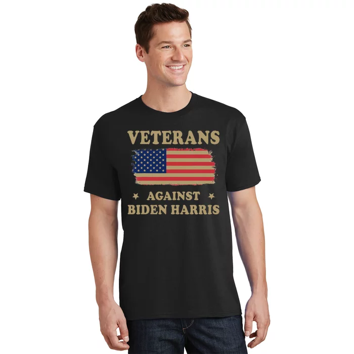 Veterans Against Biden Harris T-Shirt