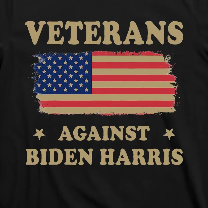 Veterans Against Biden Harris T-Shirt