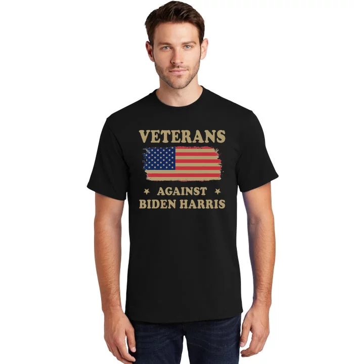 Veterans Against Biden Harris Tall T-Shirt