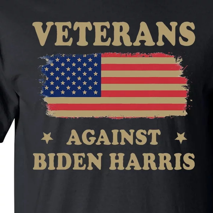 Veterans Against Biden Harris Tall T-Shirt