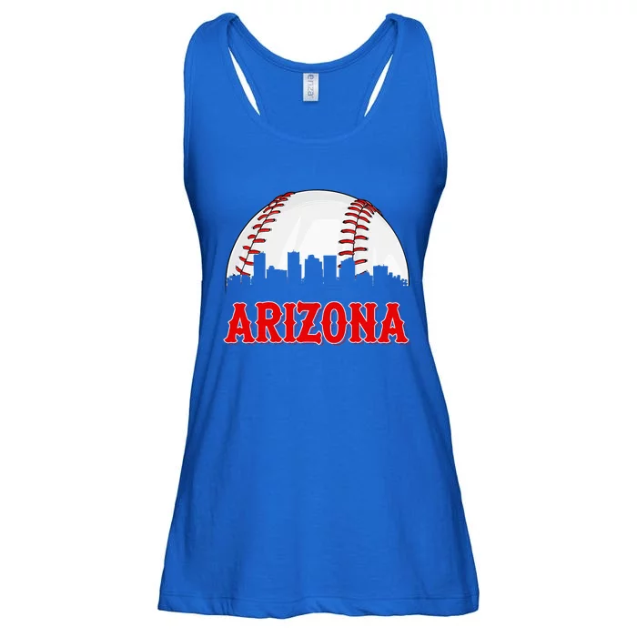 Vintage Arizona Baseball Player And Fans Ladies Essential Flowy Tank