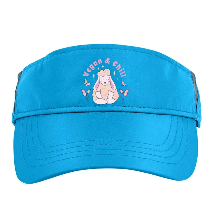 Vegan And Chill Sheep Adult Drive Performance Visor