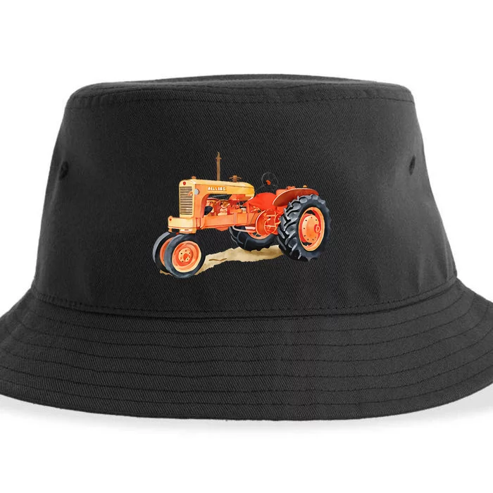 Vintage Allis Chalmers Wd45 Tractor Sustainable Bucket Hat