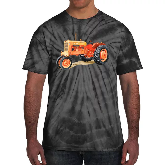 Vintage Allis Chalmers Wd45 Tractor Tie-Dye T-Shirt