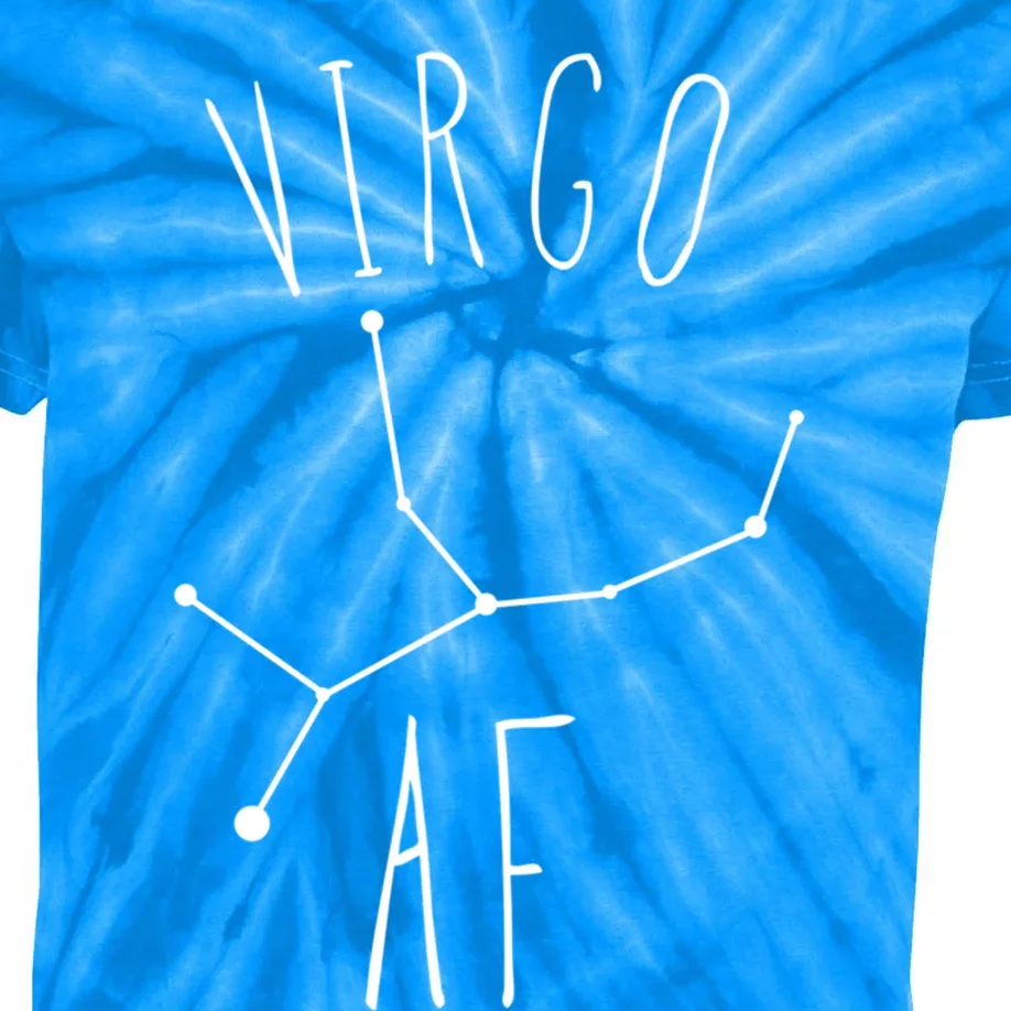 Virgo Af Constellation / Funny Virgo Astrology Quote Gift Kids Tie-Dye T-Shirt