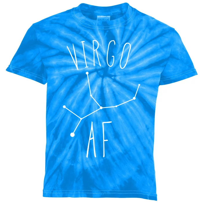 Virgo Af Constellation / Funny Virgo Astrology Quote Gift Kids Tie-Dye T-Shirt