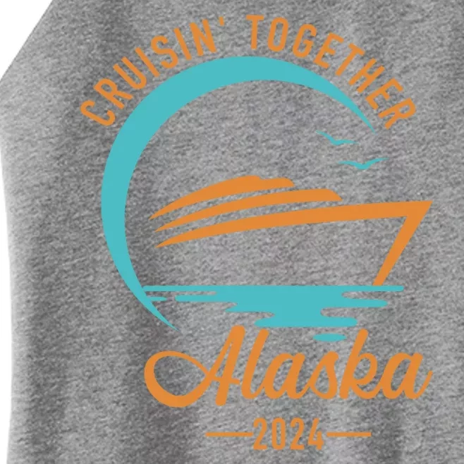 Vacation Alaska Cruise 2024 Gift Women’s Perfect Tri Rocker Tank