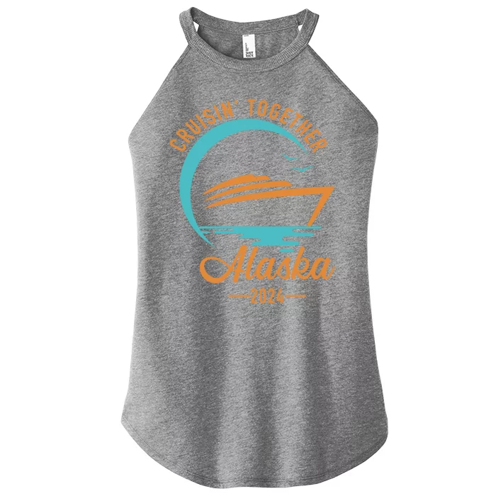 Vacation Alaska Cruise 2024 Gift Women’s Perfect Tri Rocker Tank