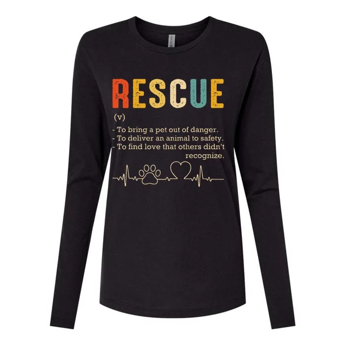 Vintage Adoption Cat Rescue Cat Mom Cat Dad Womens Cotton Relaxed Long Sleeve T-Shirt