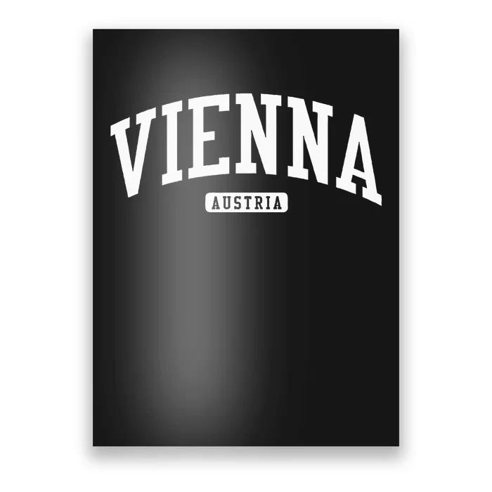 Vienna Austria College Poster