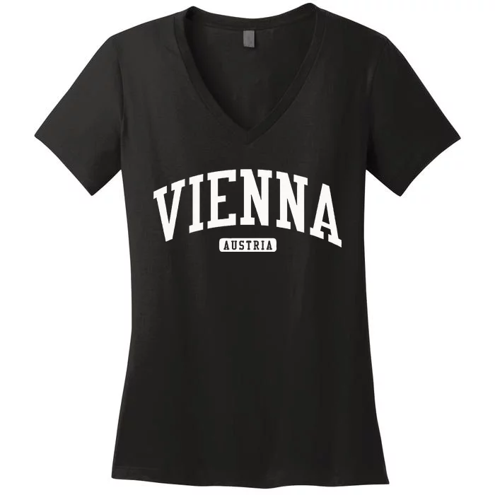 Vienna Austria College Women's V-Neck T-Shirt