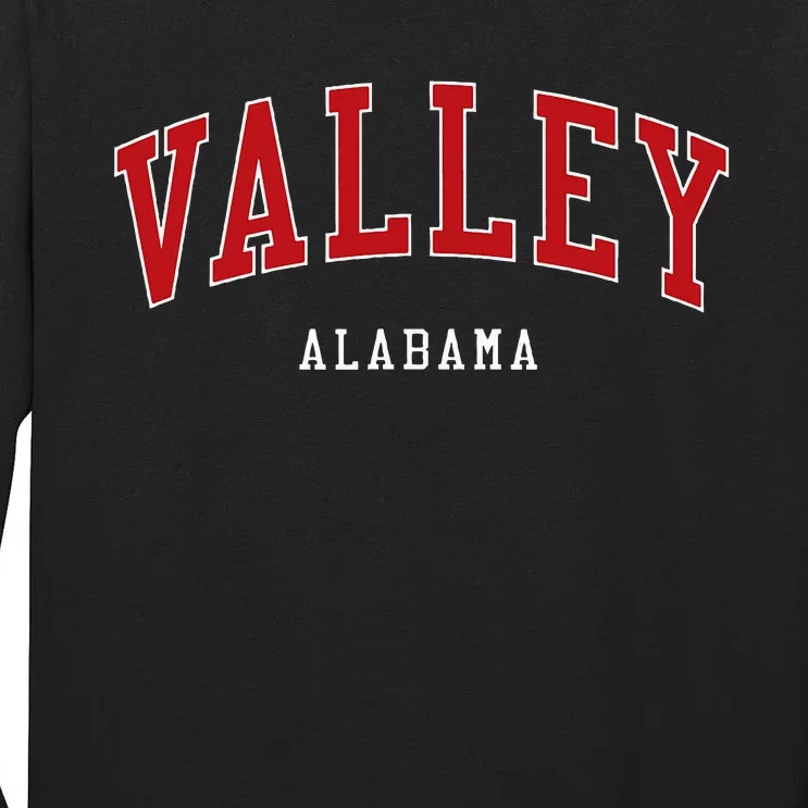 Valley Alabama College University Style Tall Long Sleeve T-Shirt