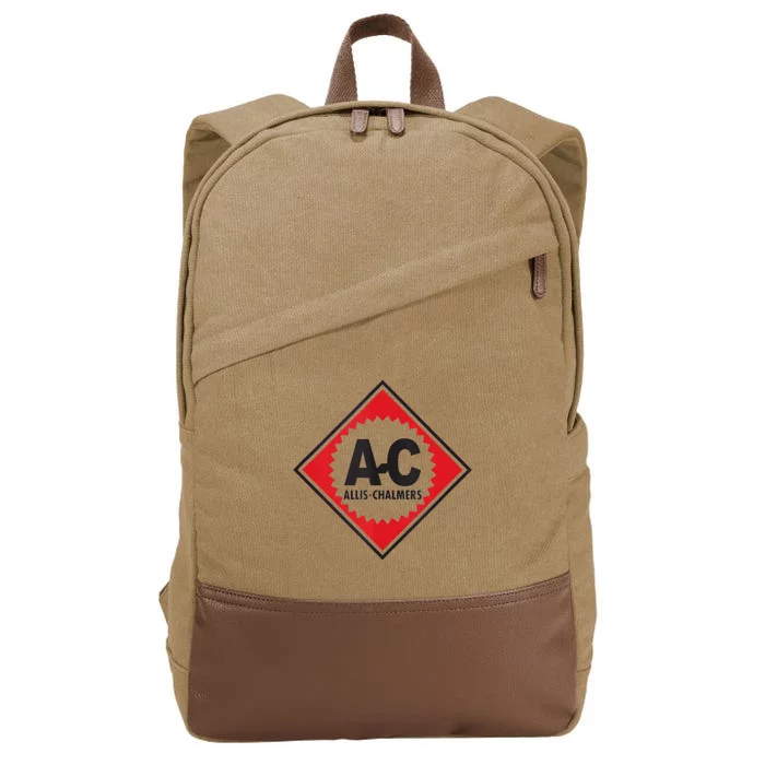 Vintage Allis Chalmers AC Logo Cotton Canvas Backpack