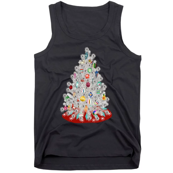 Vintage Aluminum Christmas Tree Tank Top