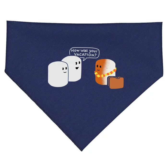 Vacation Marshmallow USA-Made Doggie Bandana