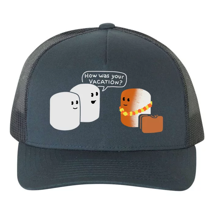 Vacation Marshmallow Yupoong Adult 5-Panel Trucker Hat