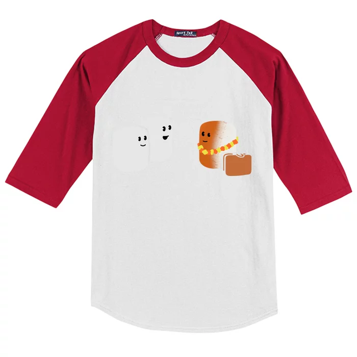 Vacation Marshmallow Kids Colorblock Raglan Jersey