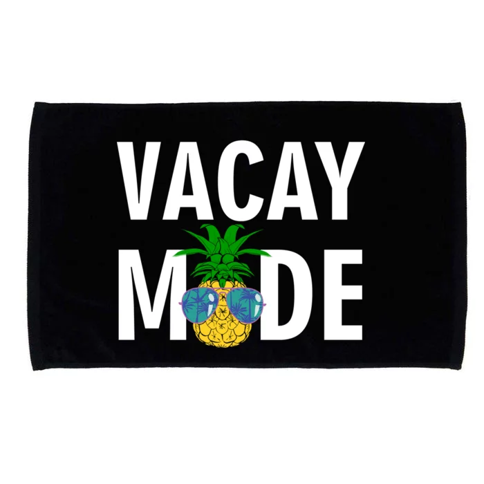 Vacay Mode Cool Pineapple Shades Microfiber Hand Towel