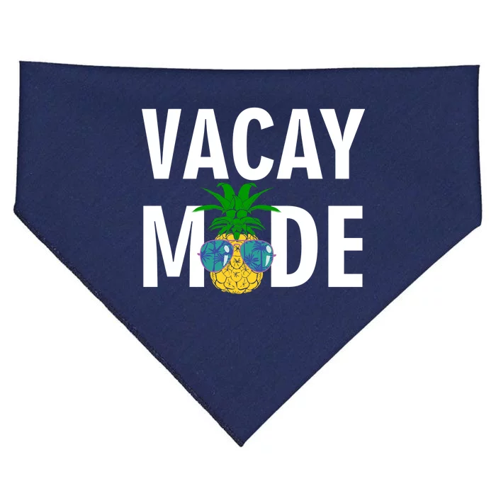 Vacay Mode Cool Pineapple Shades USA-Made Doggie Bandana